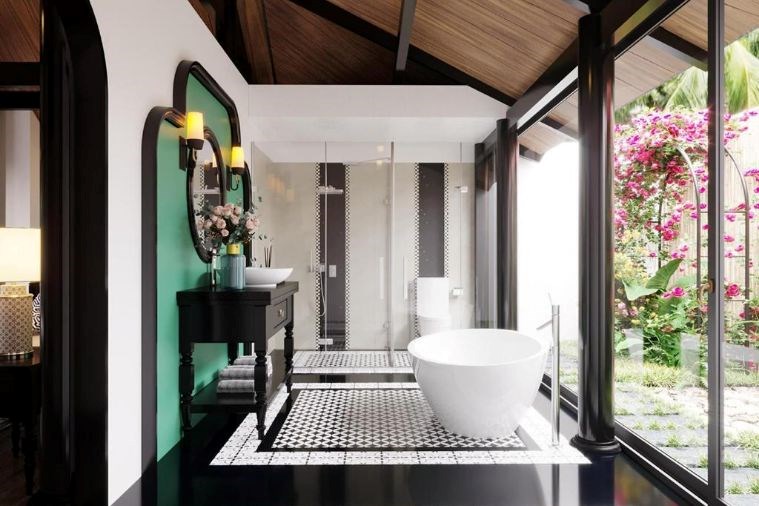 Bungalow Wooden with Beach Front